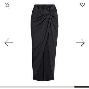 NWT skims swim sarong skirt black medium